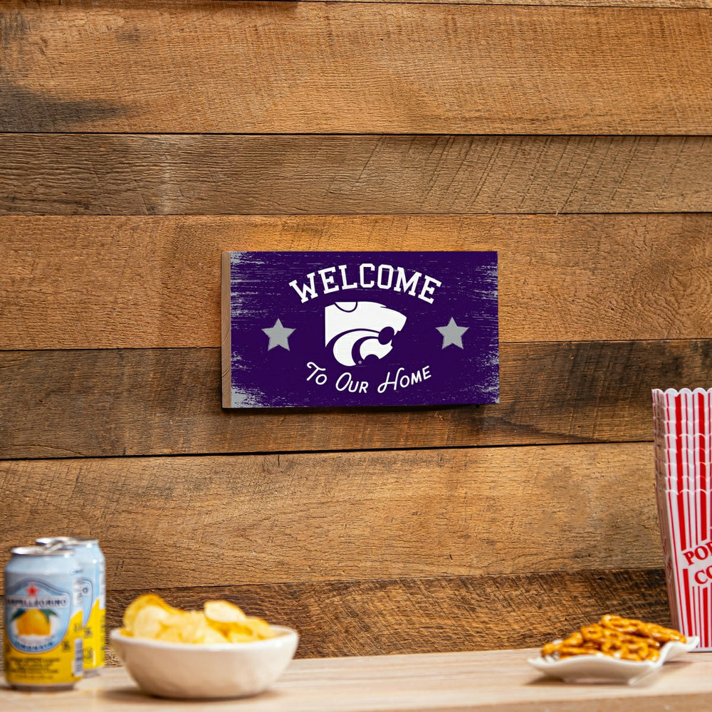 Kansas State University Wood Wall Sign, 6x11