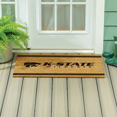 Kansas State University Large One Color Coir Mat, 36"x24"