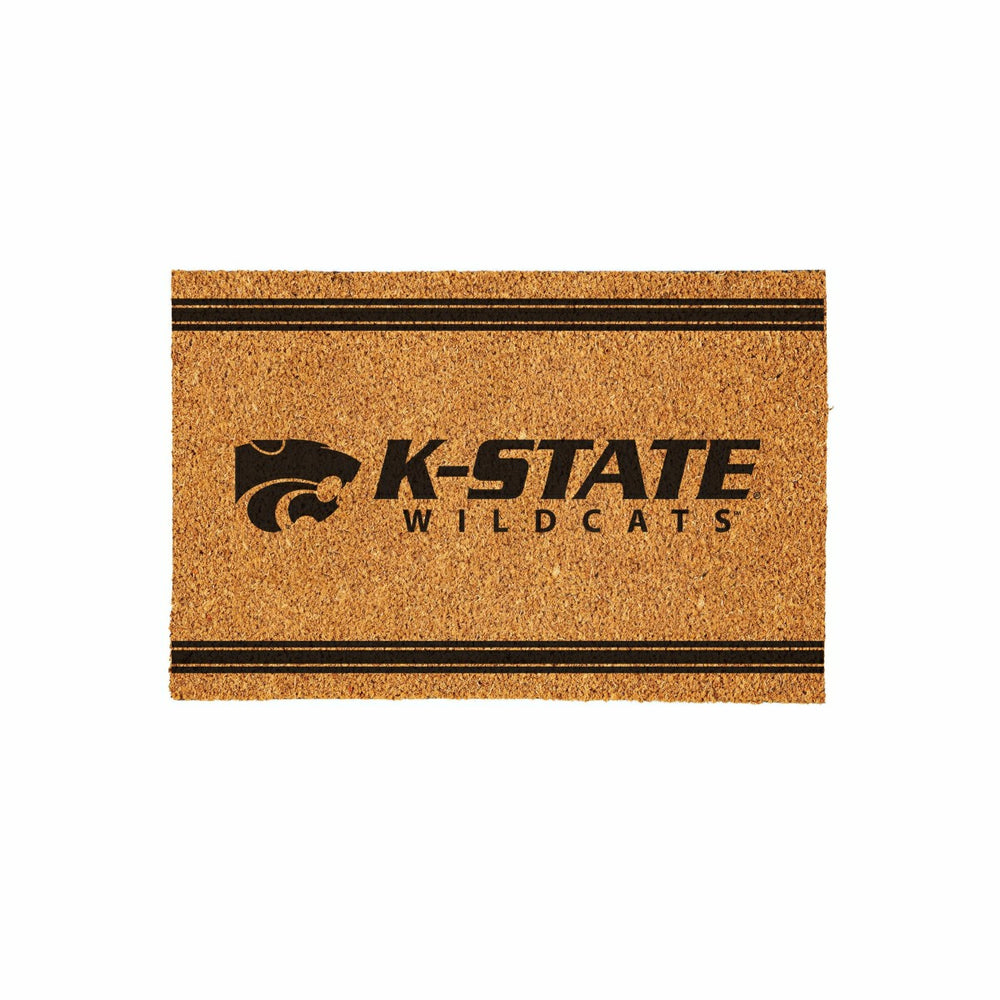 Kansas State University Large One Color Coir Mat, 36"x24"