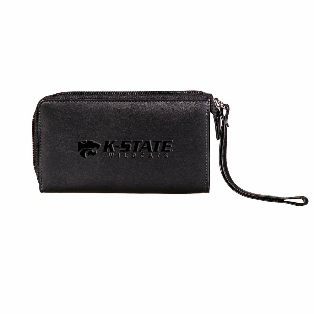 Wristlet Wallet, Black, Kansas State University