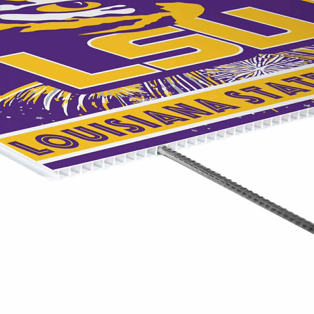 Louisiana State University Yard Sign, Patriotic