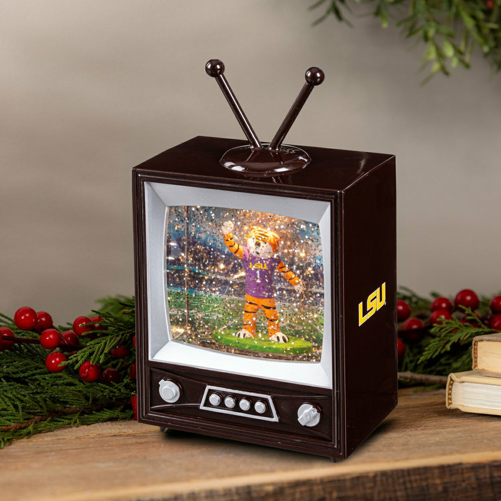 Louisiana State University Vintage TV Water Lantern