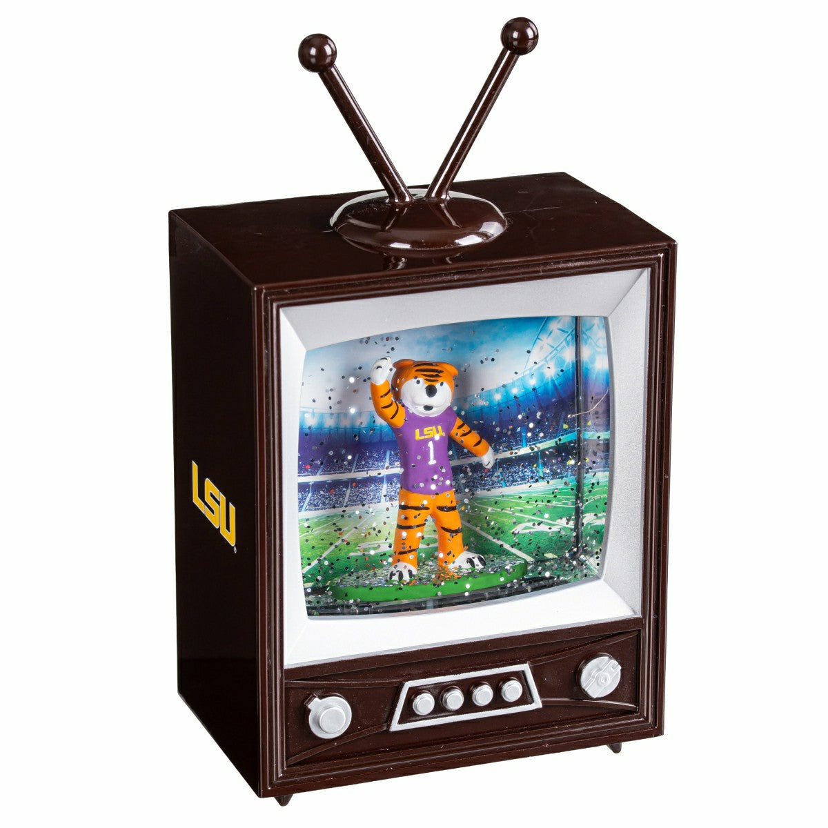 Louisiana State University Vintage TV Water Lantern