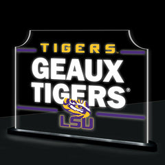 Louisiana State University College Rectangle Desklite LED Decor