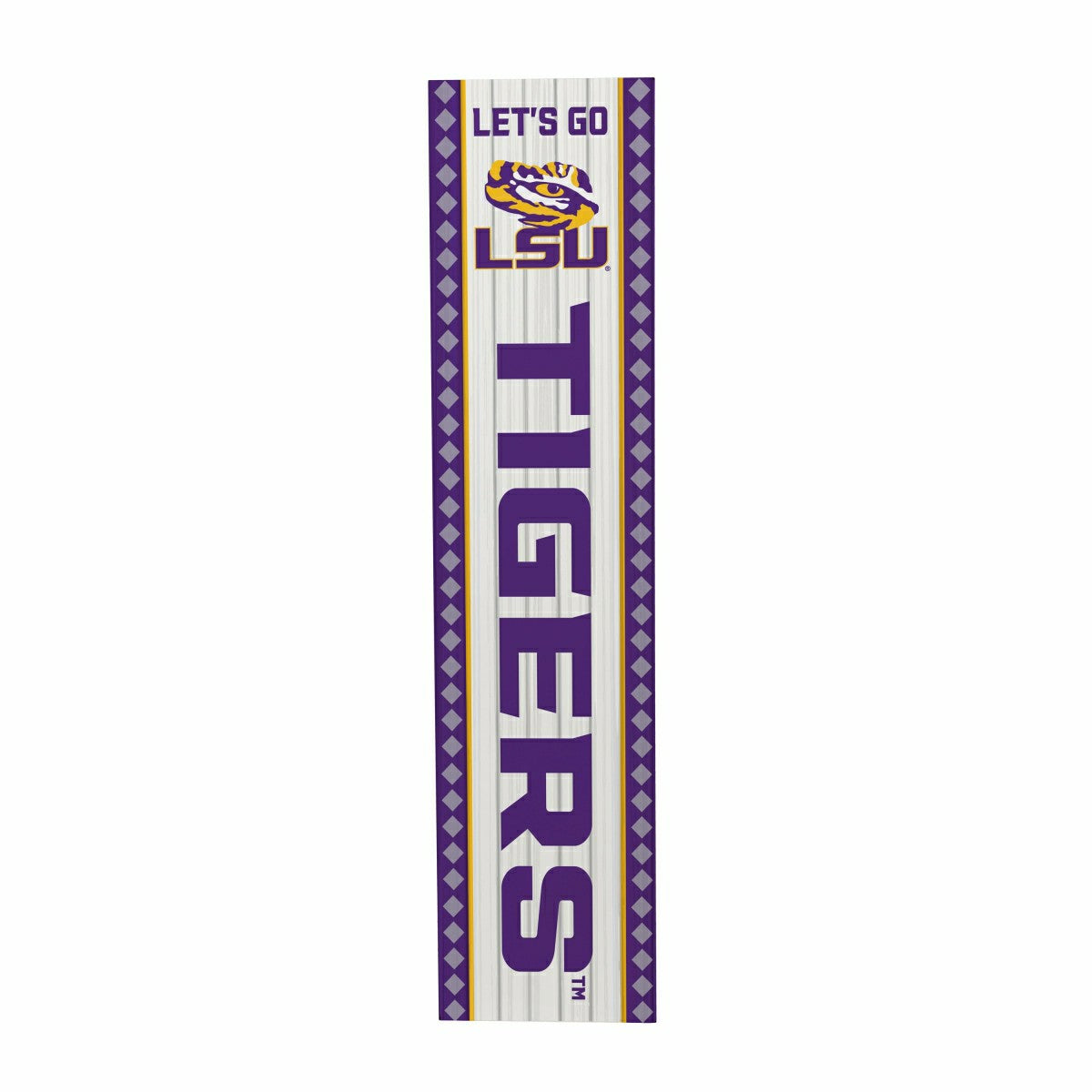 47" Double Sided Leaner, Louisiana State University, Christmas