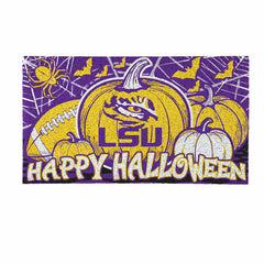 Louisiana State University Halloween PVC Mat, 28"x16"