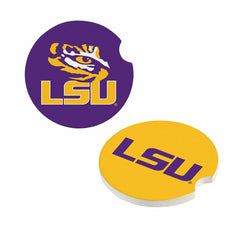 Louisiana State University Car Coaster Set, 2pc