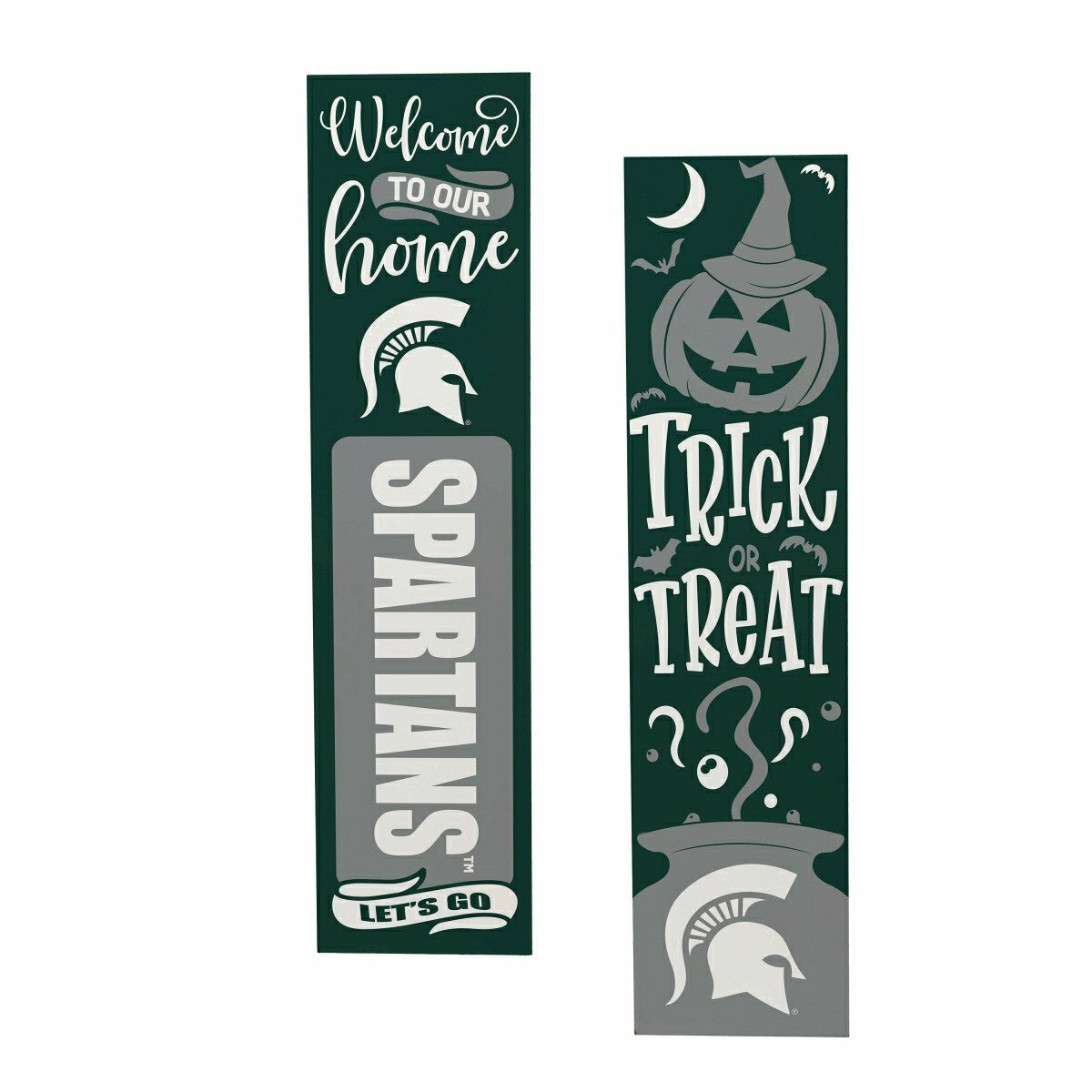 47" Double Sided Leaner, Michigan State University, Halloween