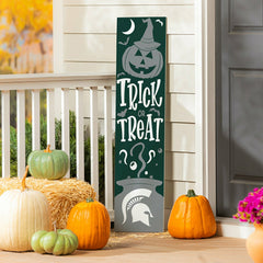 47" Double Sided Leaner, Michigan State University, Halloween