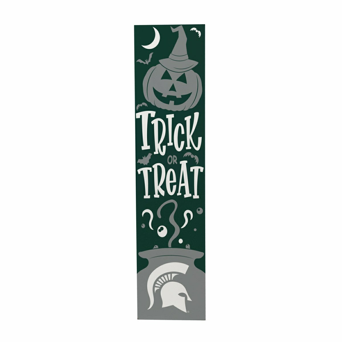 47" Double Sided Leaner, Michigan State University, Halloween