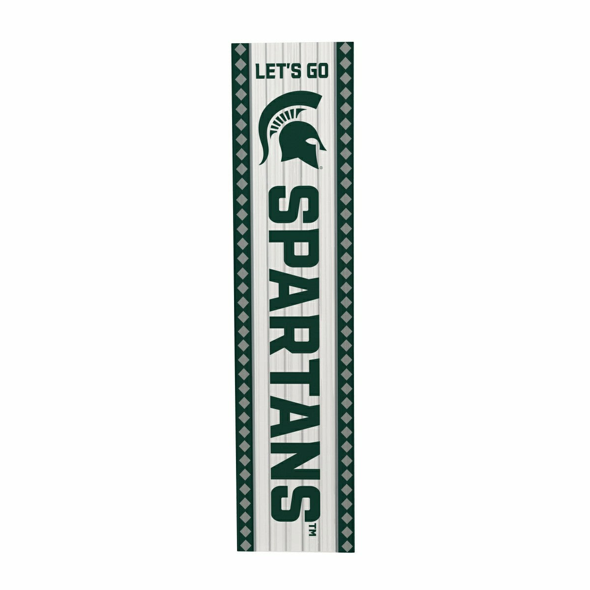 47" Double Sided Leaner, Michigan State University, Christmas