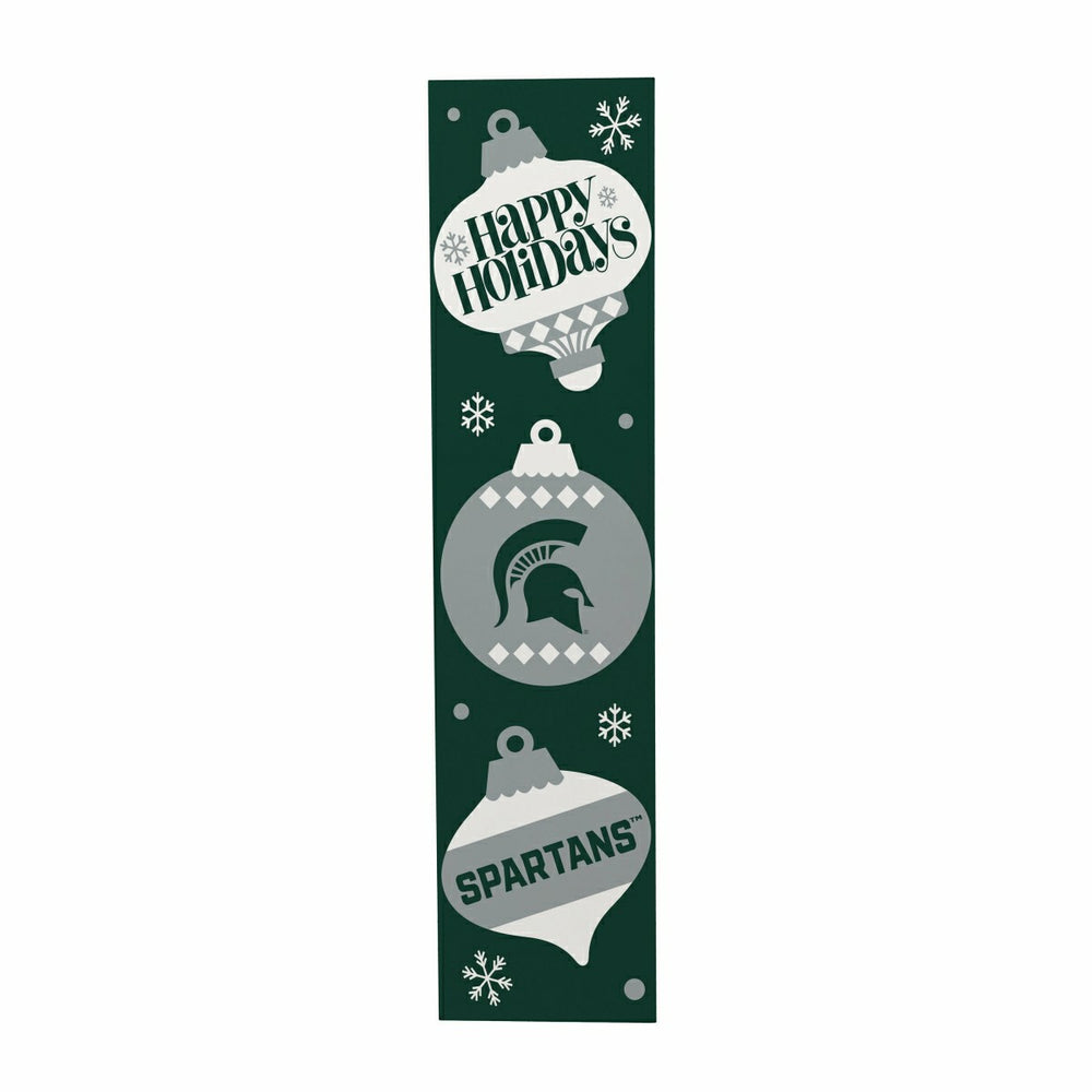 47" Double Sided Leaner, Michigan State University, Christmas