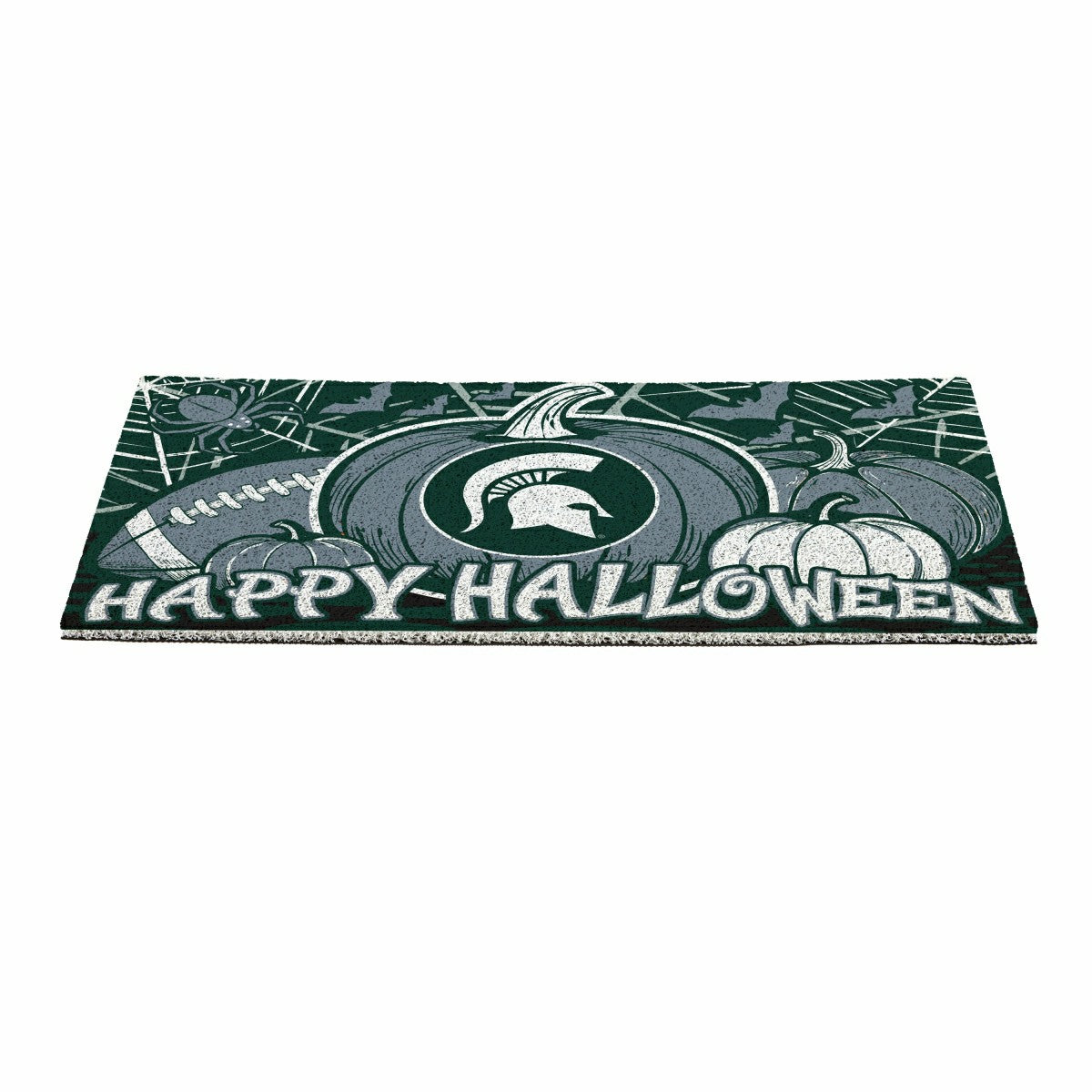 Michigan State University Halloween PVC Mat, 28"x16"