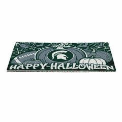 Michigan State University Halloween PVC Mat, 28"x16"