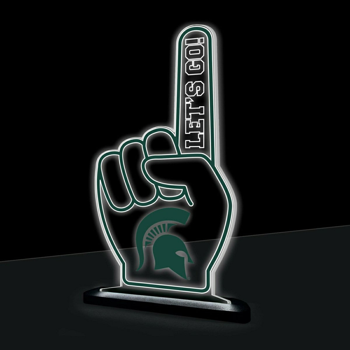 Michigan State University College Foam Finger Desklite LED Decor