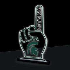 Michigan State University College Foam Finger Desklite LED Decor