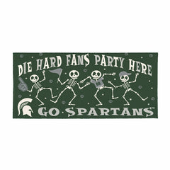 Michigan State University Flocked Coir Halloween Sassafras Switch Mat,
