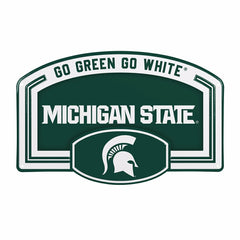 Michigan State University USA Embossed Steel Wall Sign, 11" x 17"
