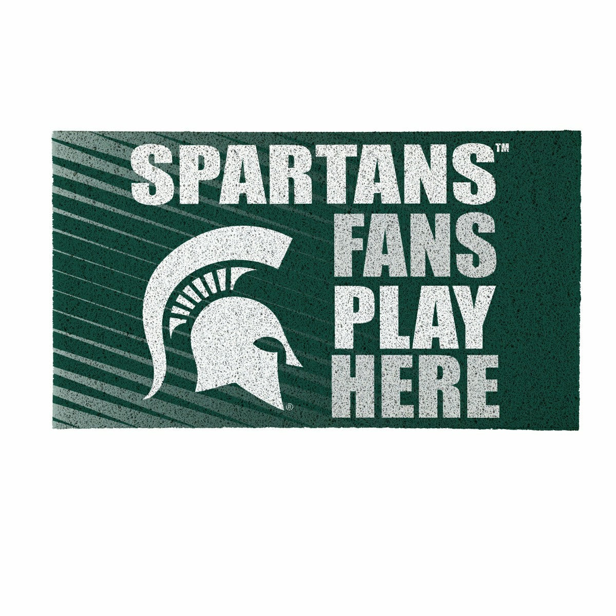 Michigan State University Fan Mat, 28"x16"