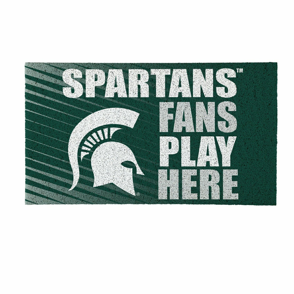 Michigan State University Fan Mat, 28"x16"