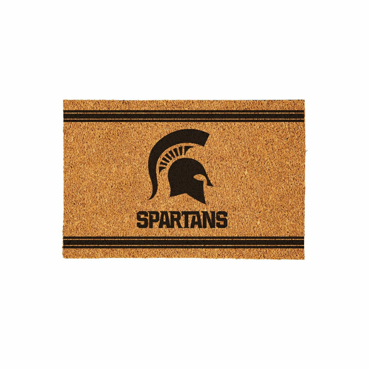Michigan State University Large One Color Coir Mat, 36"x24"