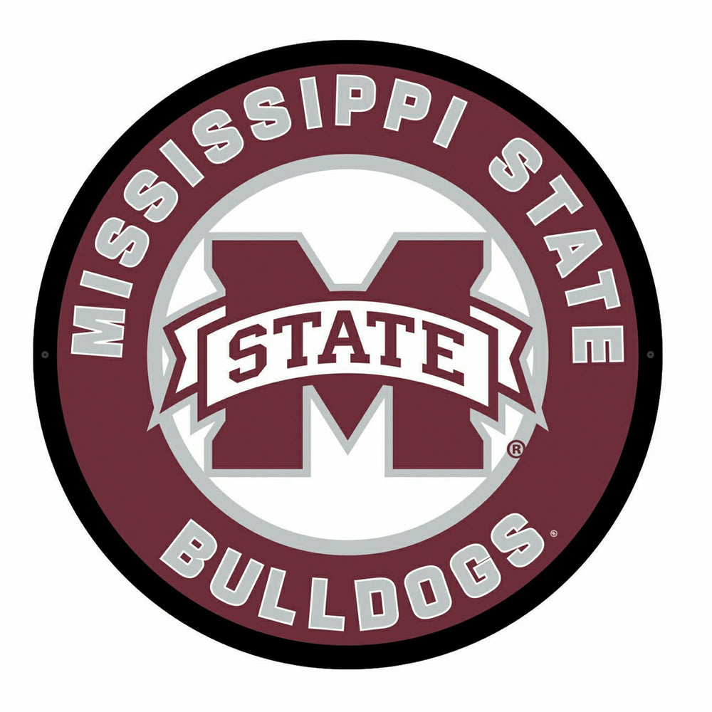 LED Wall Decor, Round, Mississippi State University