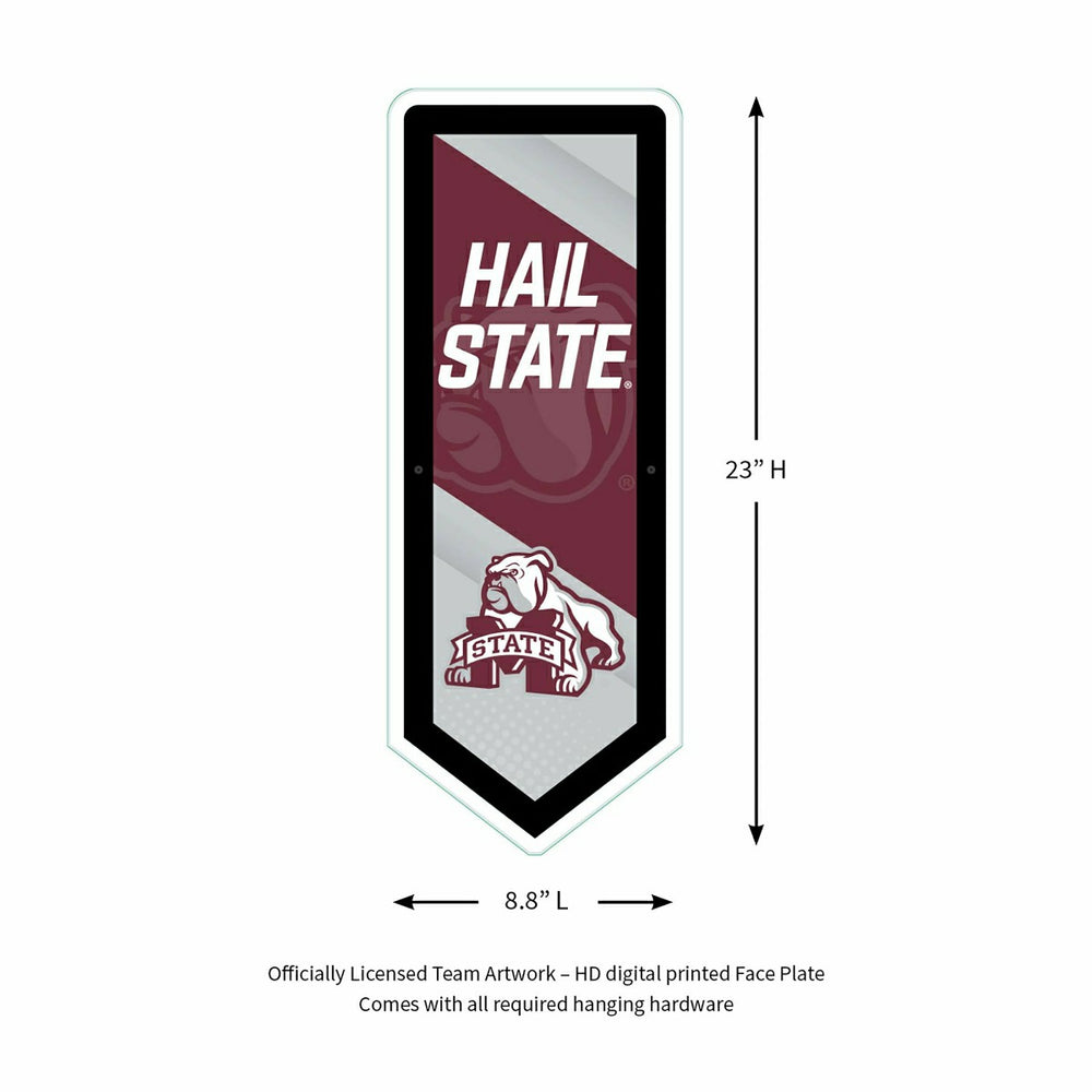 LED Wall Decor, Pennant, Mississippi State University