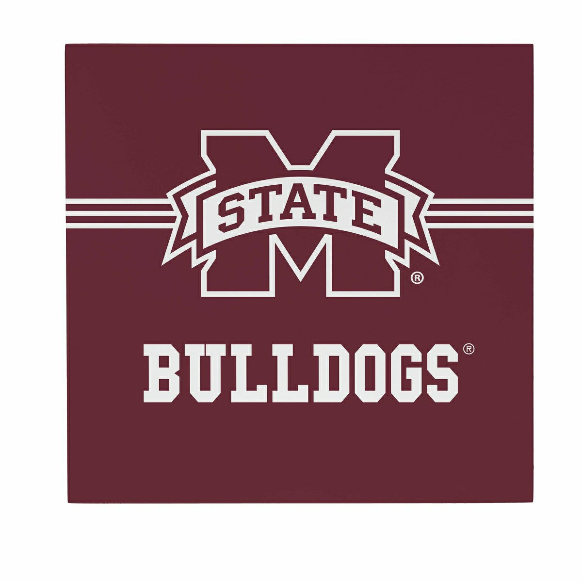 Mississippi State University Wood Wall Sign, 12x12