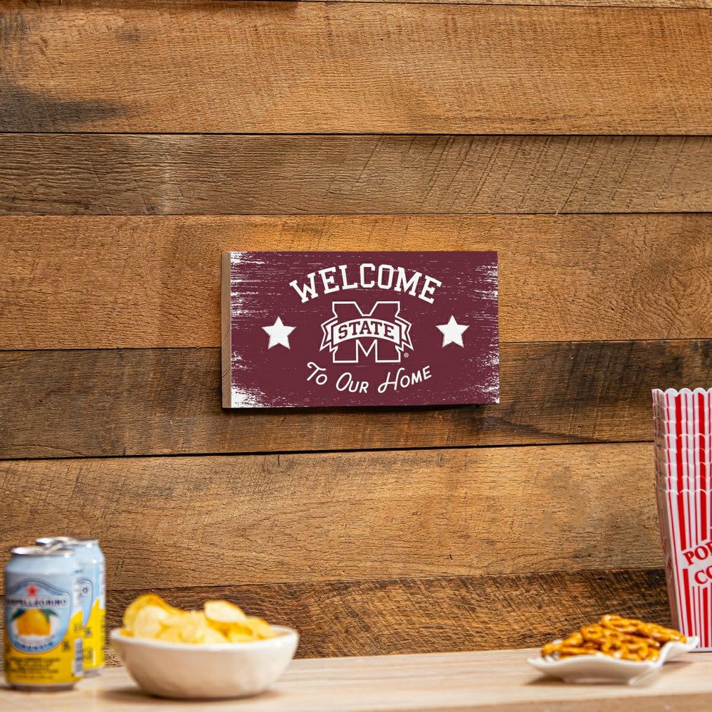 Mississippi State University Wood Wall Sign, 6x11