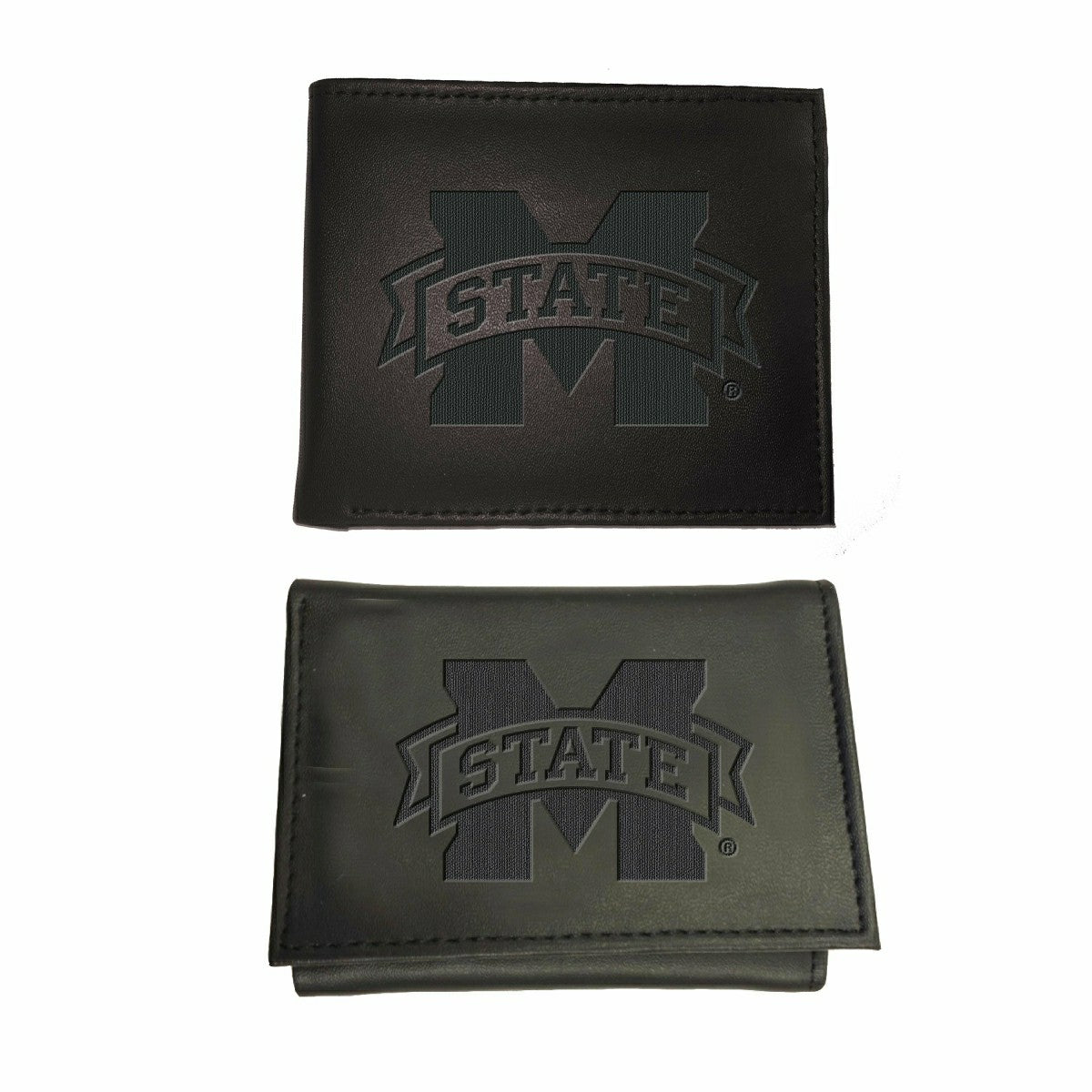 Mississippi State University, Bi-Fold and Tri-Fold Wallet Gift Set, Bl