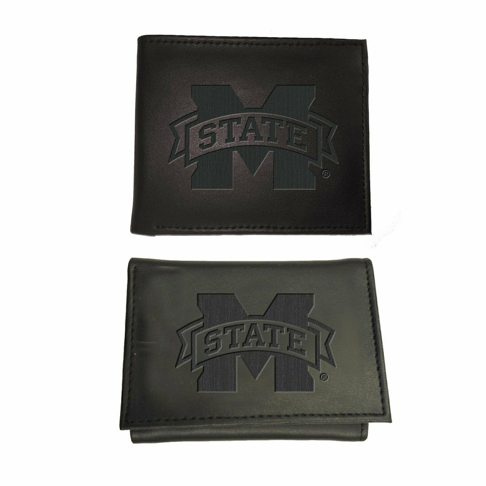 Mississippi State University, Bi-Fold and Tri-Fold Wallet Gift Set, Bl