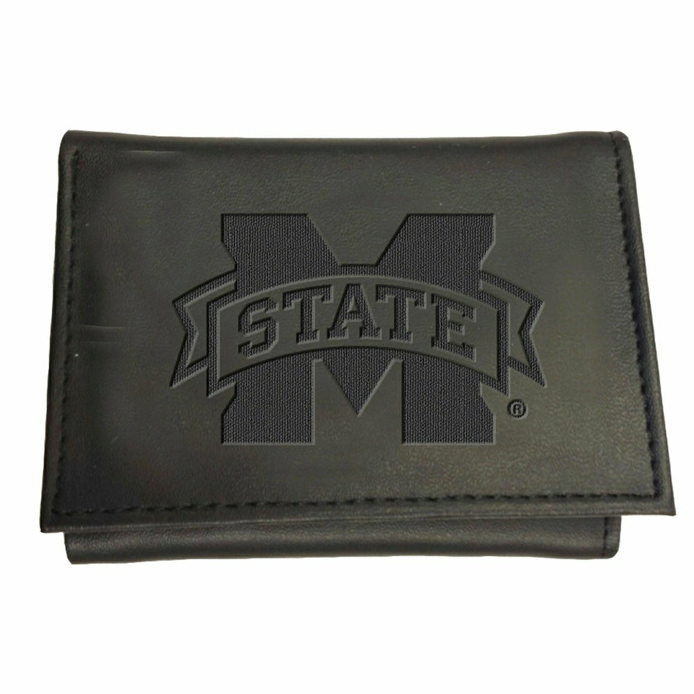 Mississippi State, Tri-Fold Wallet, Black