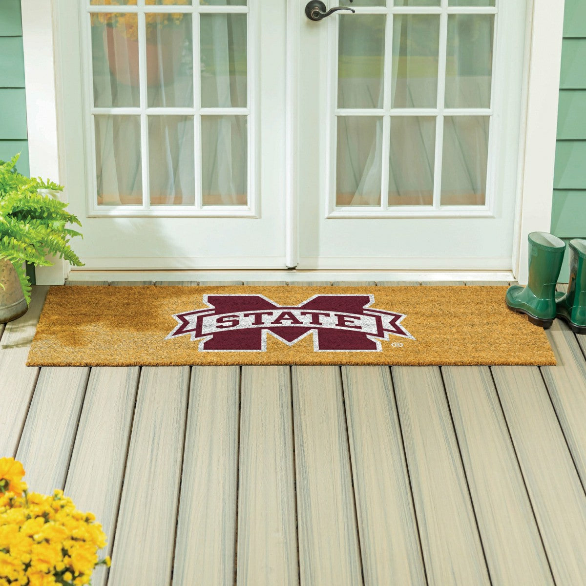 Mississippi State University Extra Large Full Color Coir Mat, 60"x24"
