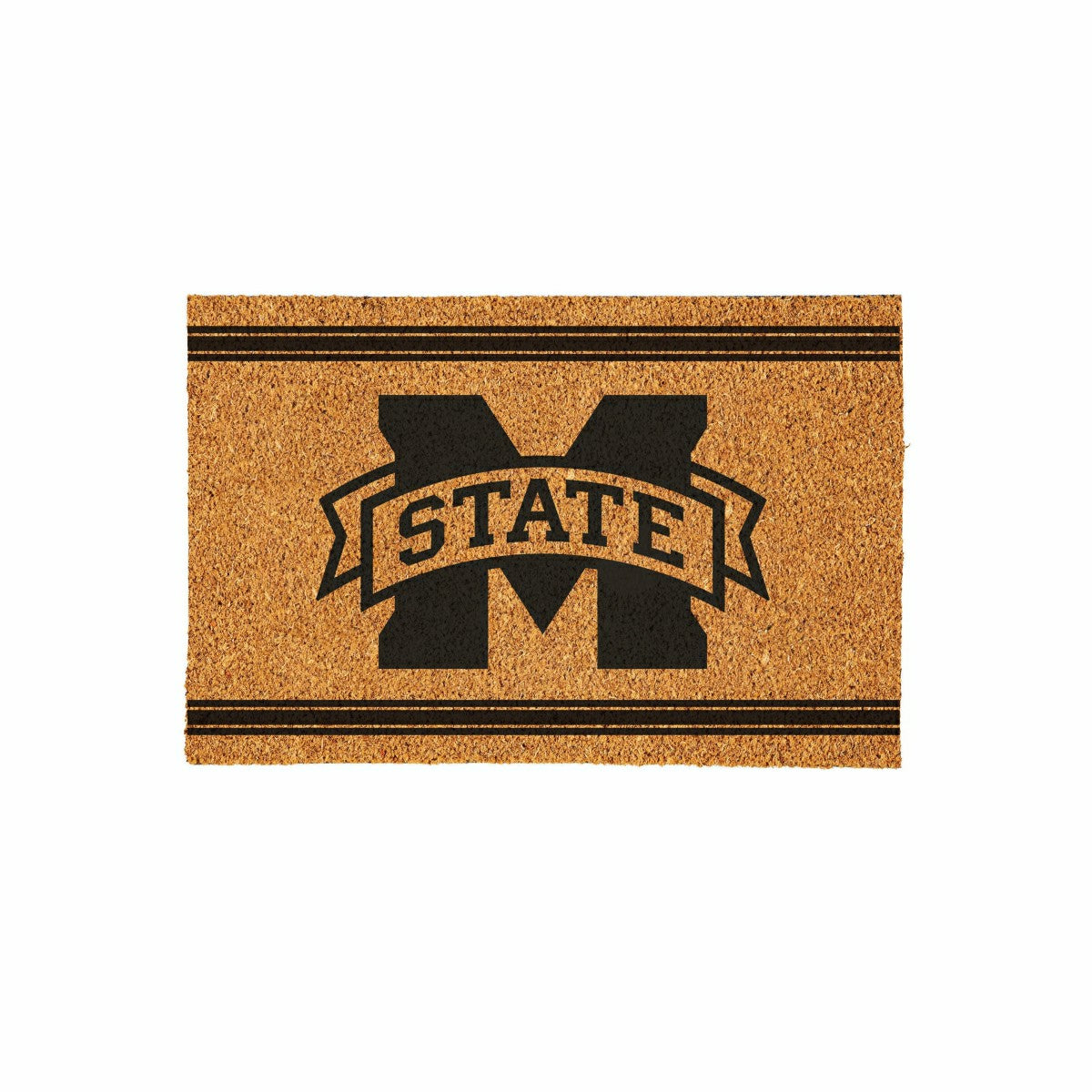 Mississippi State University Large One Color Coir Mat, 36"x24"