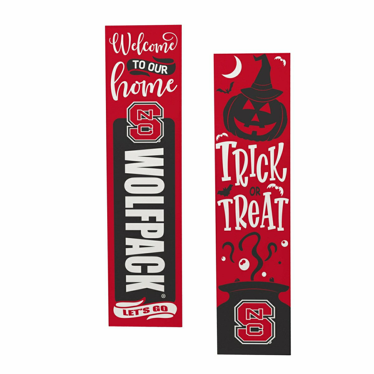 47" Double Sided Leaner, North Carolina State University, Halloween