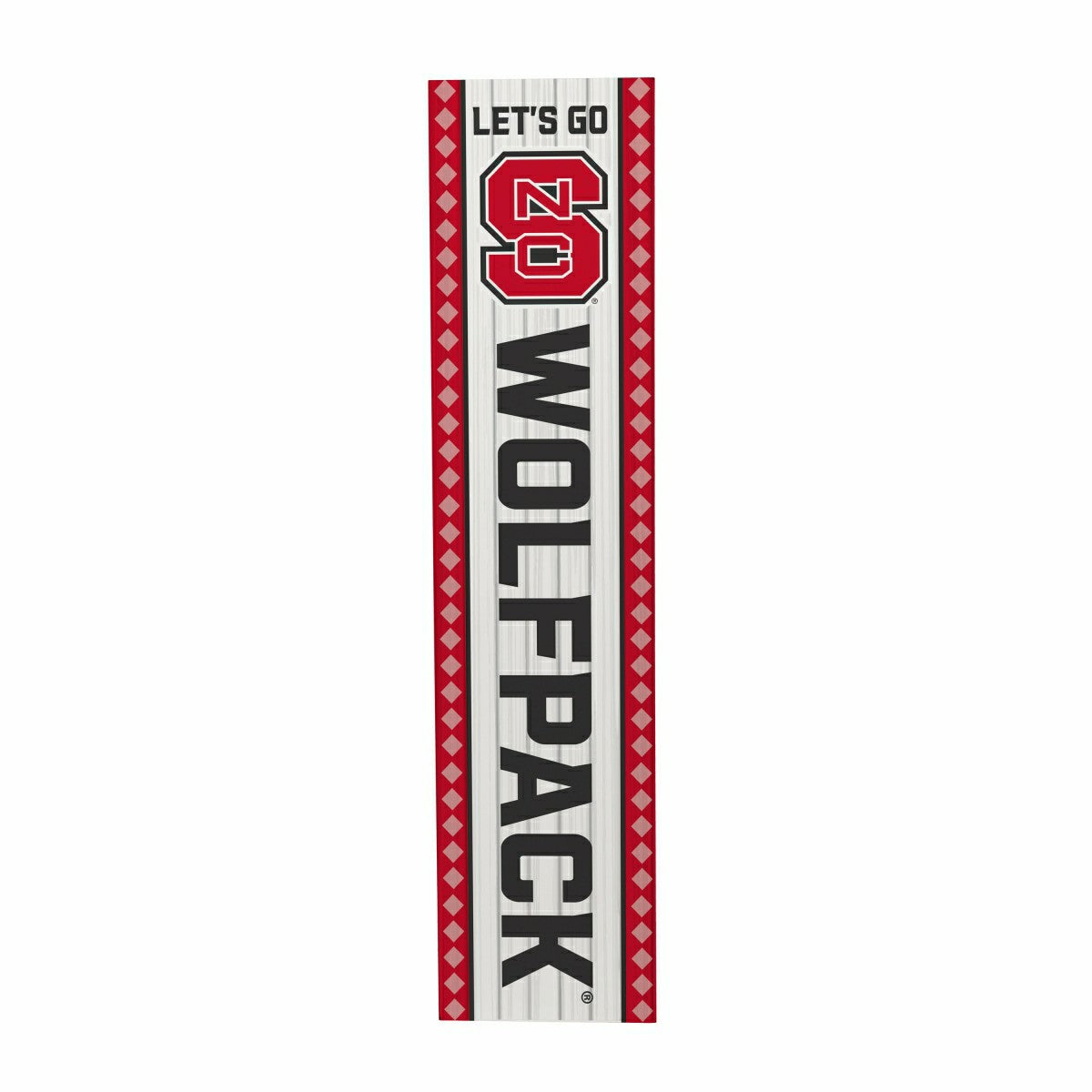 47" Double Sided Leaner, North Carolina State University, Christmas