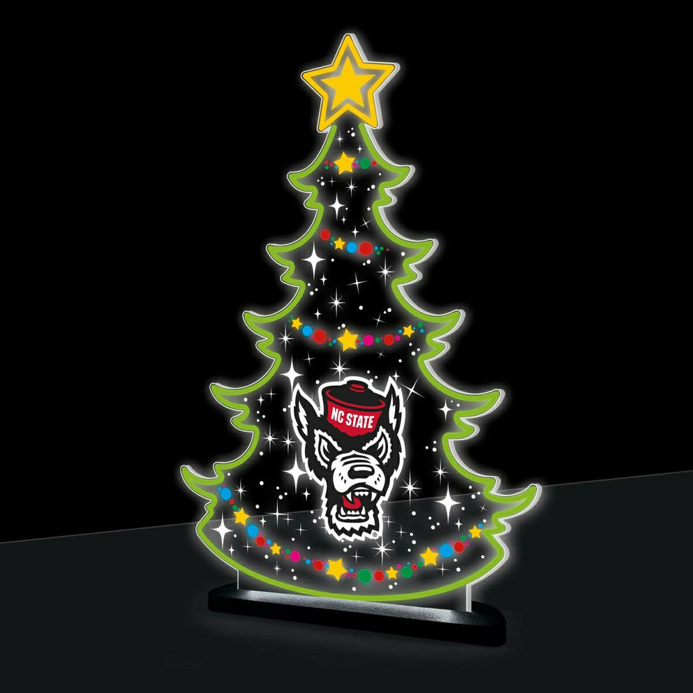 North Carolina State University College Holiday Tree Desklite LED Deco