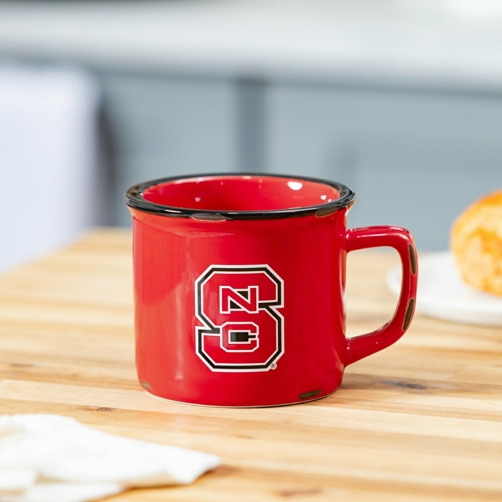 North Carolina State University Ceramic Camp Cup with Enamel Finish, 1