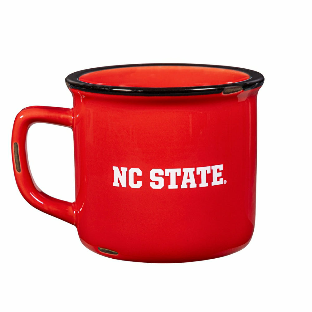 North Carolina State University Ceramic Camp Cup with Enamel Finish, 1