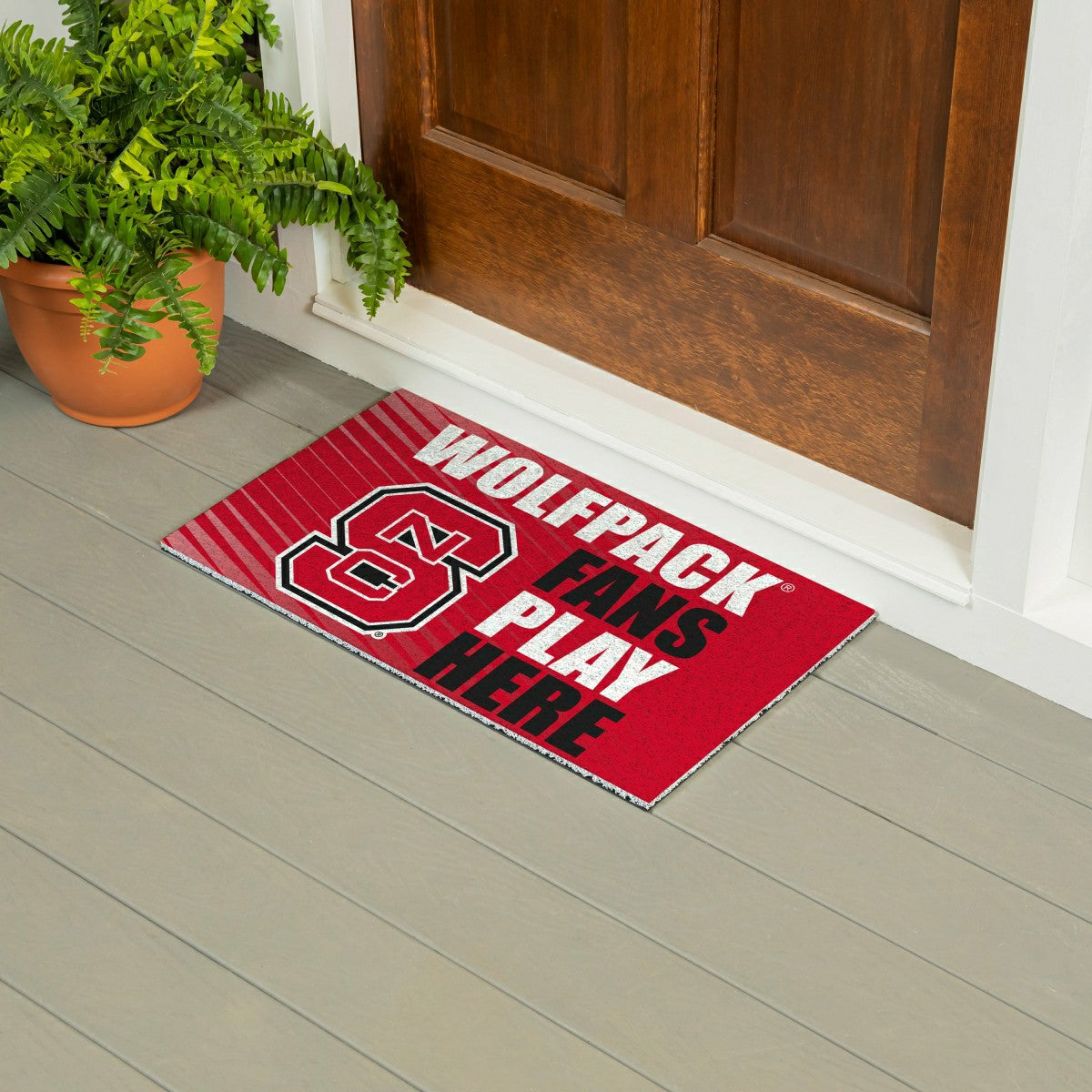 North Carolina State University Fan Mat, 28"x16"
