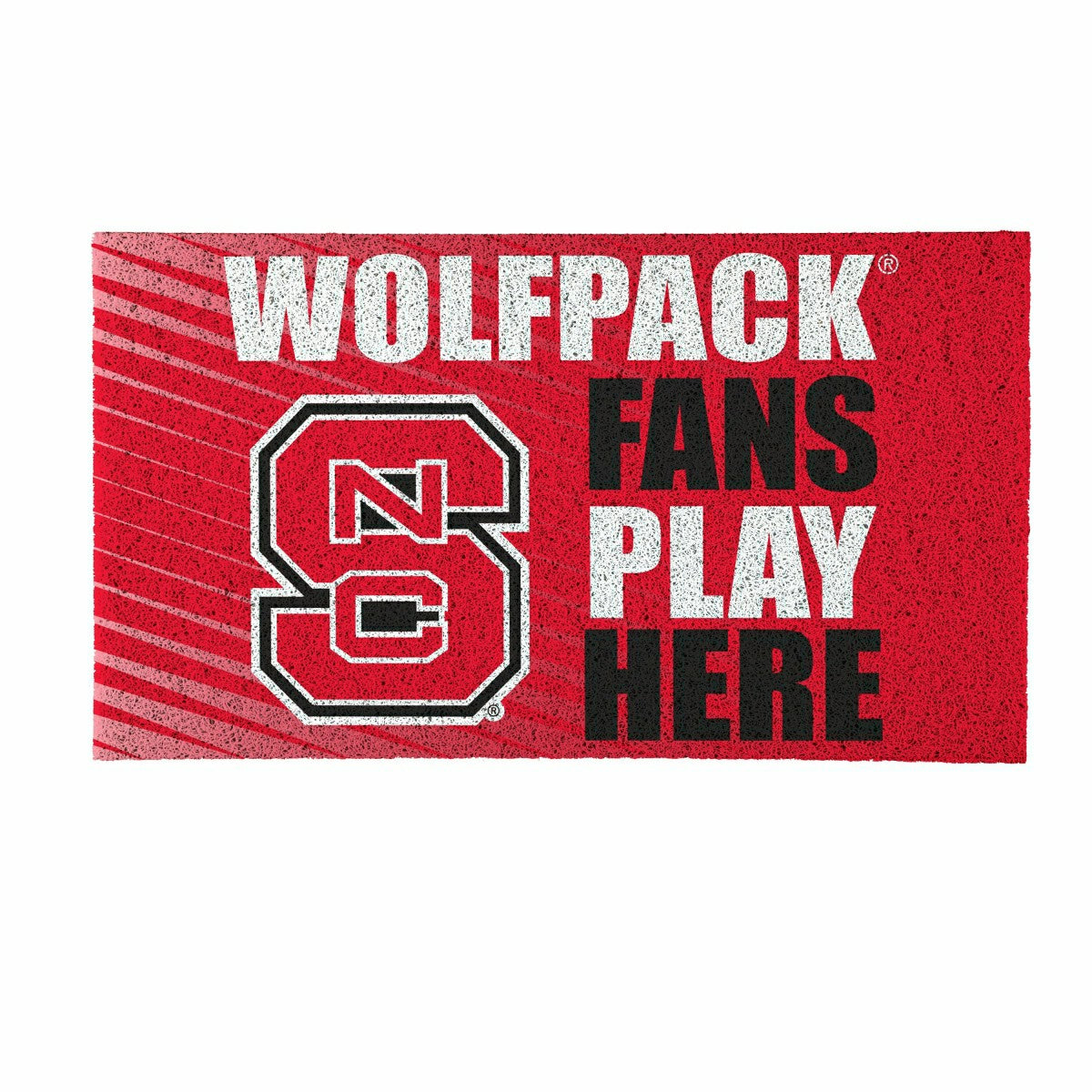 North Carolina State University Fan Mat, 28"x16"