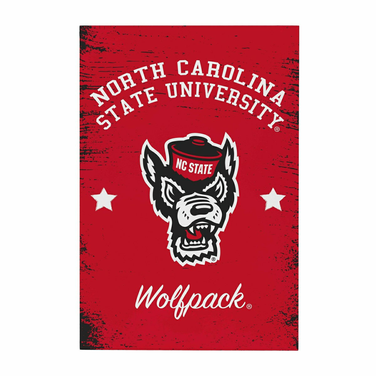 North Carolina State University Wood Wall Sign, 16x24