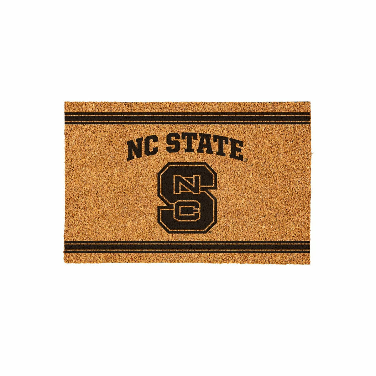North Carolina State University Large One Color Coir Mat, 36"x24"