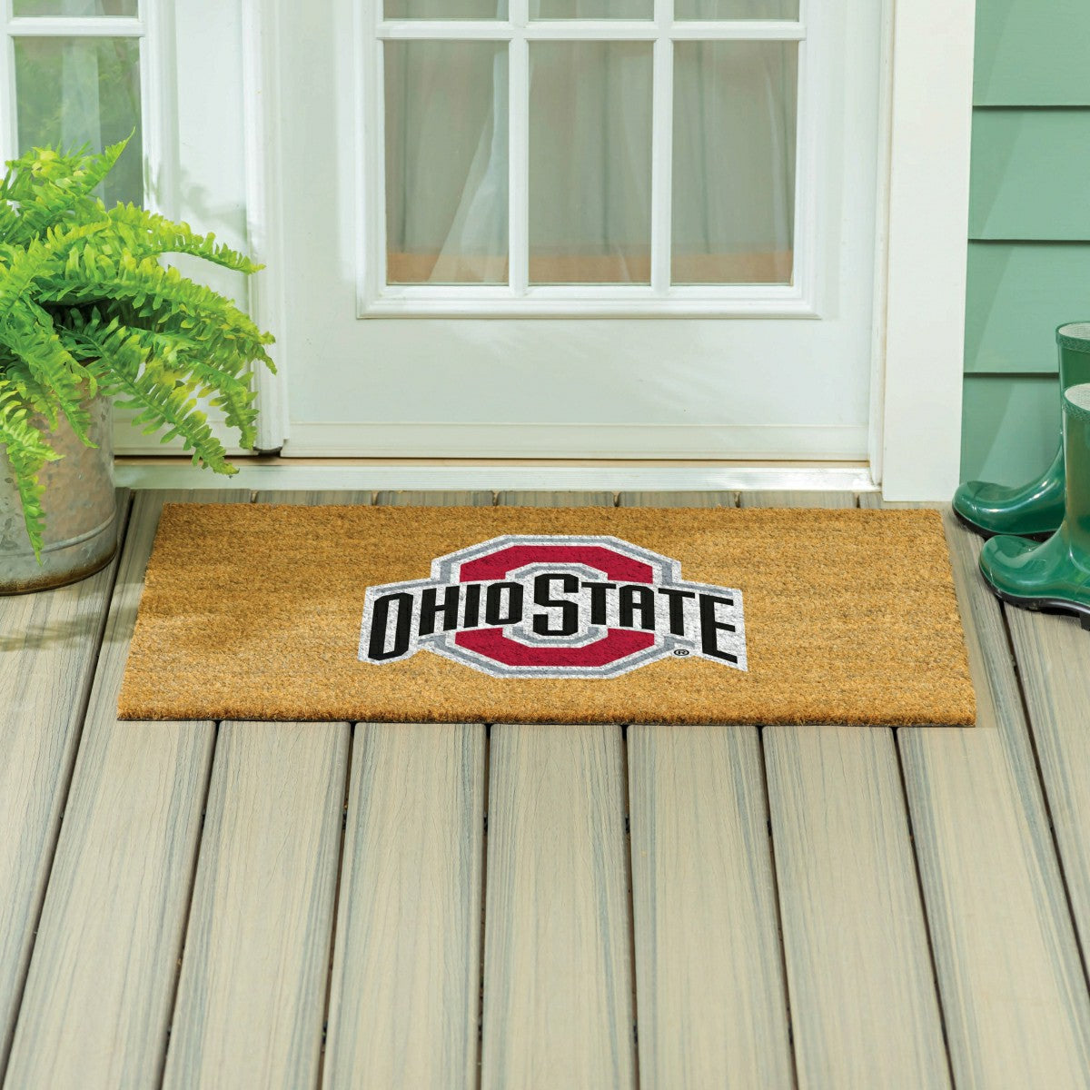 Ohio State University Large Full Color Coir Mat, 36"x24"