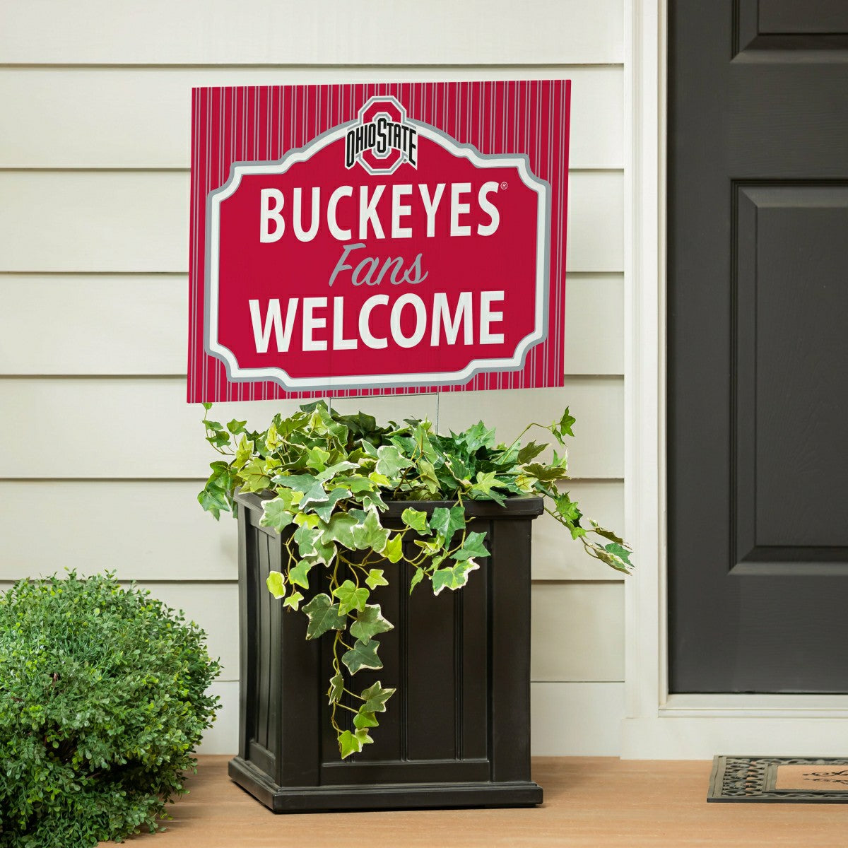 Ohio State University Coroplast Yard Sign, "Fans Welcome"