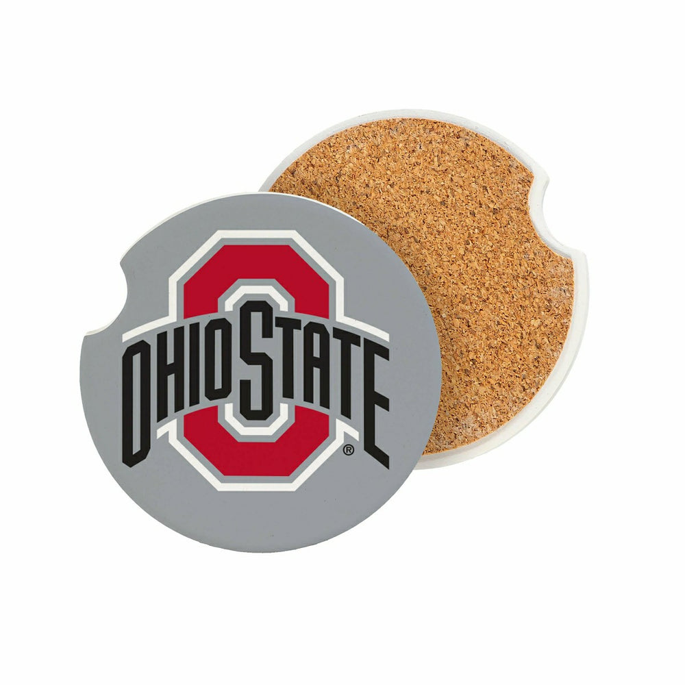 Ohio State University Car Coaster Set, 2pc