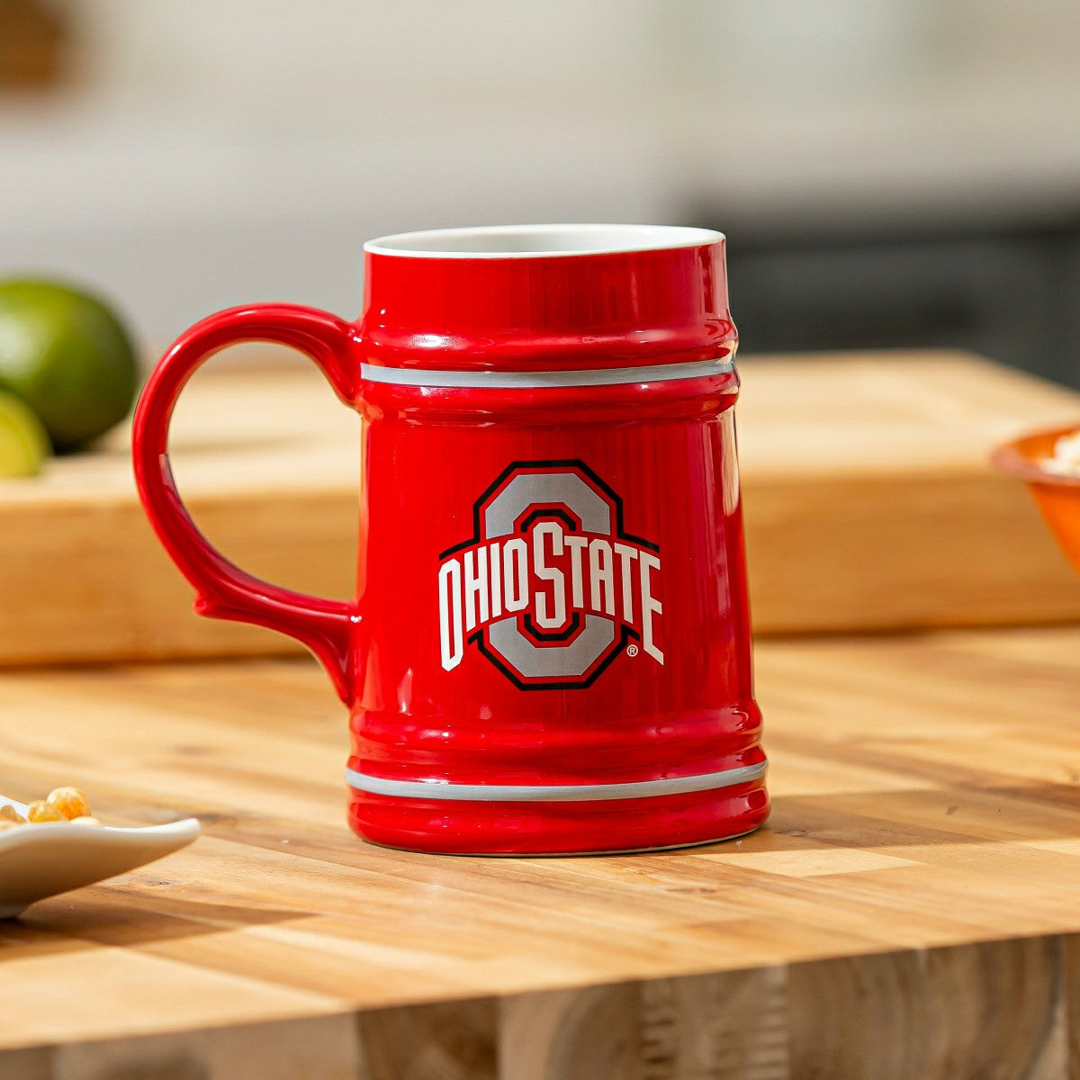 Ohio State University Ceramic Stein Cup, 24oz