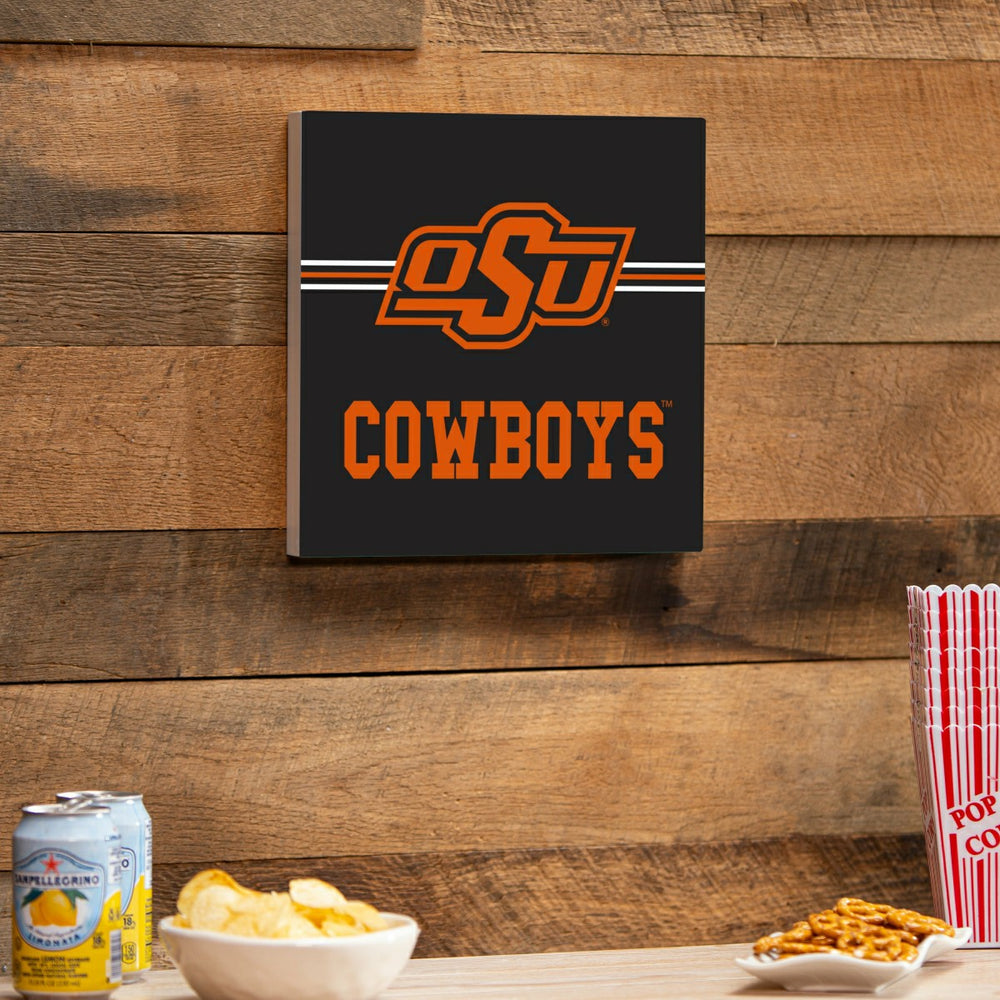 Oklahoma State University Wood Wall Sign, 12x12