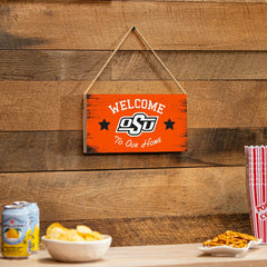 Oklahoma State University Wood Wall Sign, 6x11