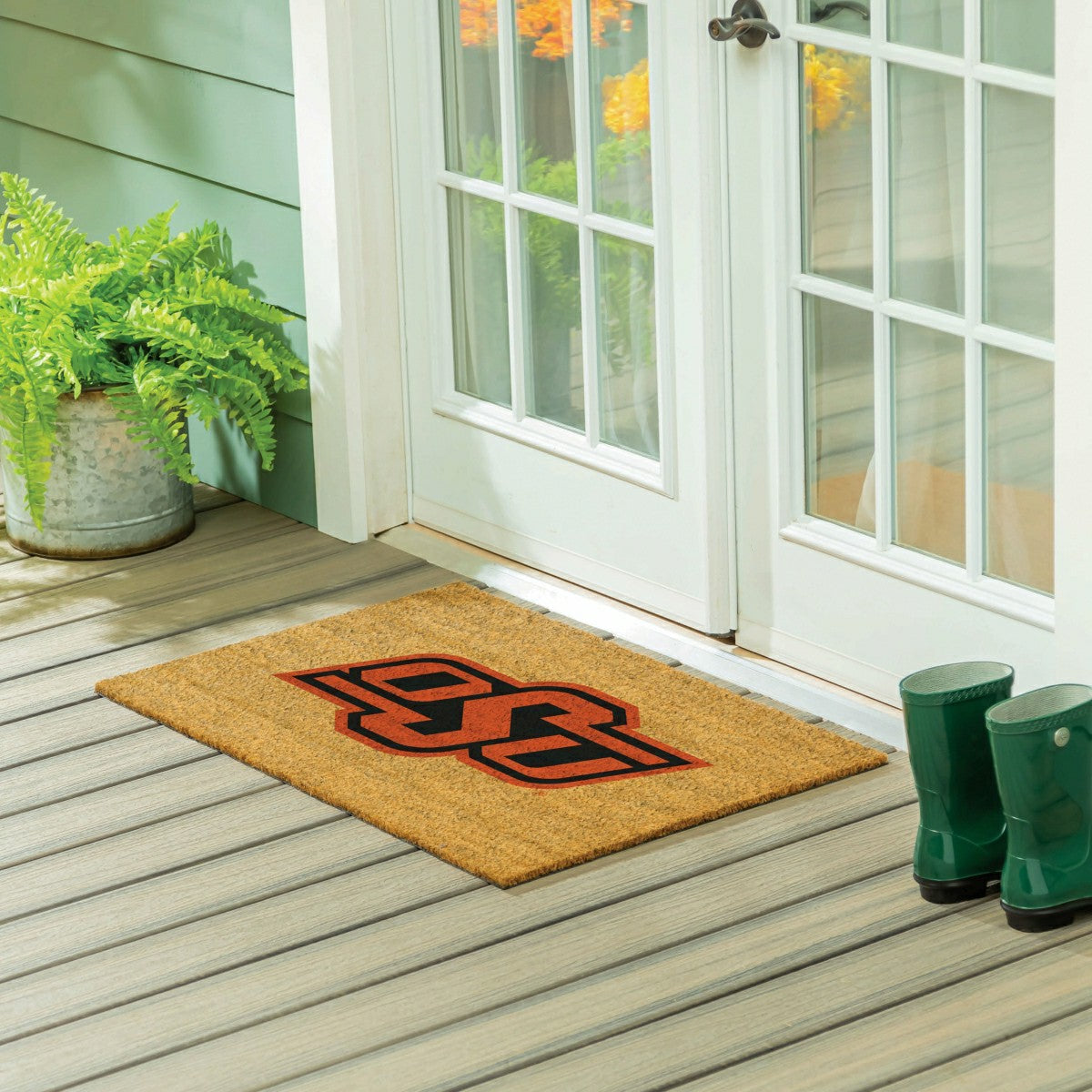 Oklahoma State University Large Full Color Coir Mat, 36"x24"